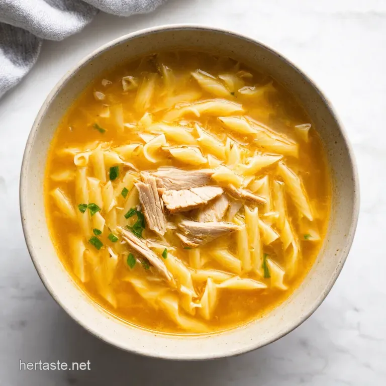 Grandmas Hug Easy Chicken Egg Noodle Soup Recipe