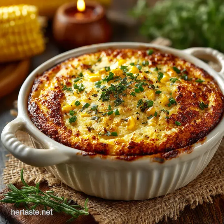The Quintessential Comfort Grandmas Creamy Corn Pudding