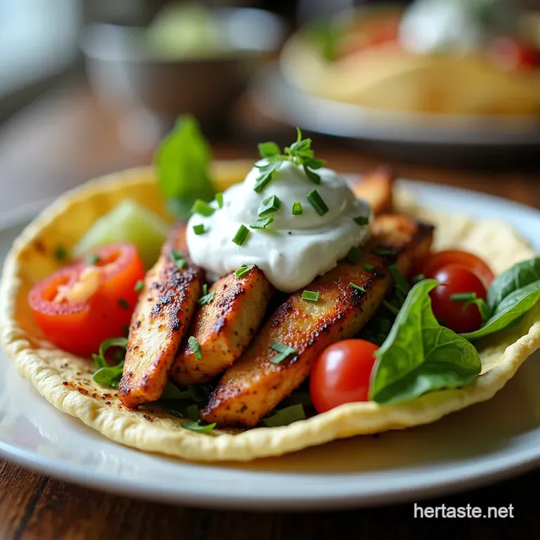 Sunshine State Greek Chicken Gyro Bowls with Homemade Tzatziki