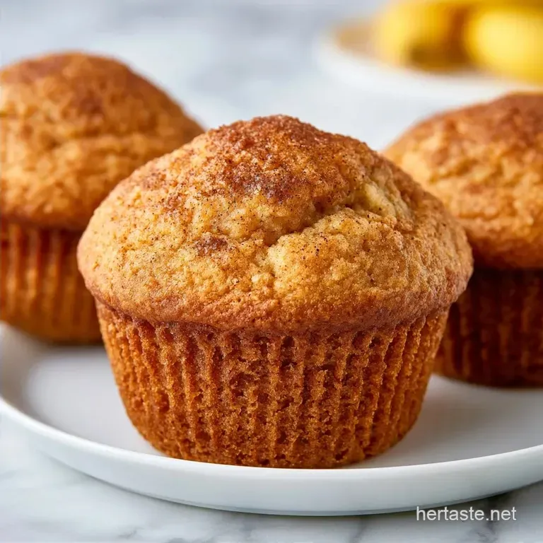 Tender Greek Yogurt Banana Muffins