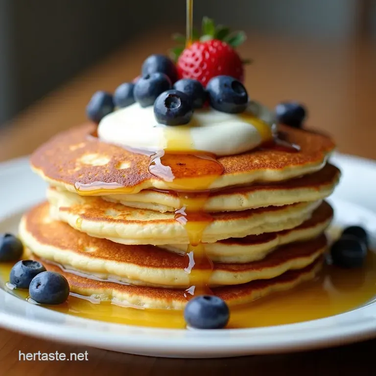 Greek Yogurt Pancakes My GoTo Fluffy Tangy Recipe