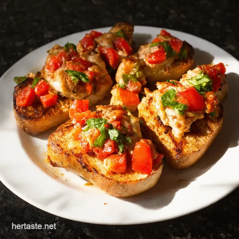 Grilled Bruschetta Chicken Sunshine on a Plate presentation