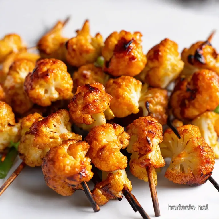 Grilled General Tsos Cauliflower Kabobs BBQ Bliss