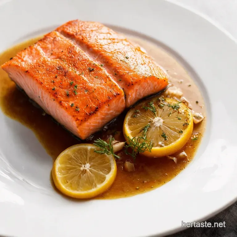 Grilled Salmon with Zesty LemonGarlic Butter Glaze