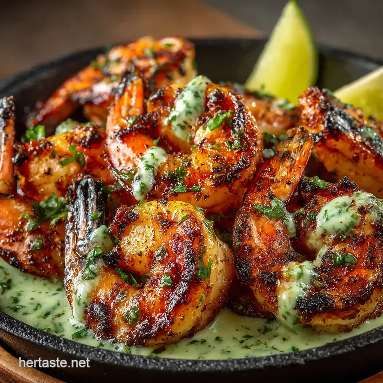 Grilled Shrimp Power Bowl with Zesty Avocado Dressing