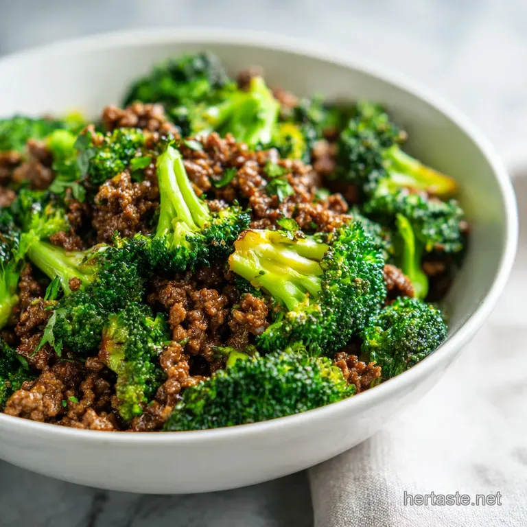 Better-Than-Takeout Ground Beef and Broccoli