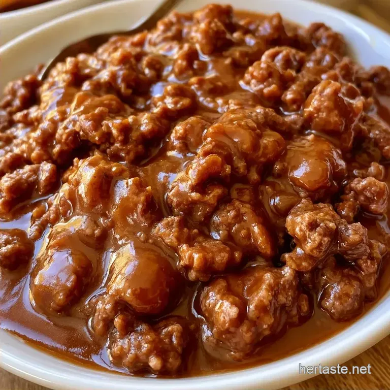 Lean and Hearty Ground Beef and Gravy