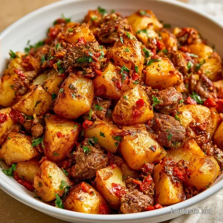 Healthy Ground Beef Potato Skillet