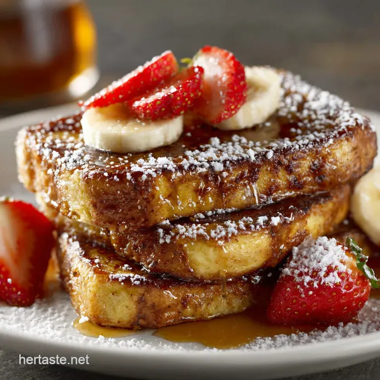 Guiltless French Toast: the Secret to Fluffy Low-Fat Brunch presentation