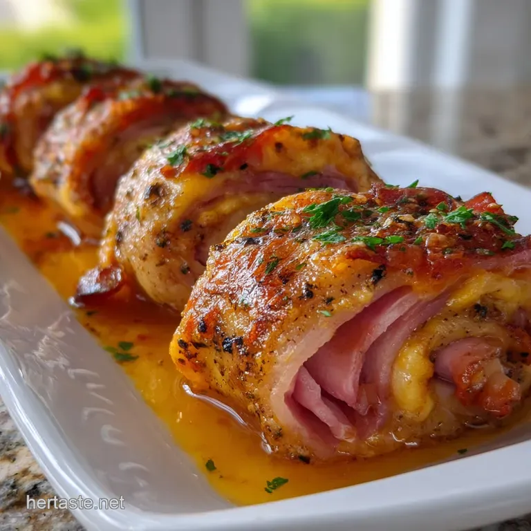 Ham and Jack Rollups: Easy Cheesy Baked Treats presentation