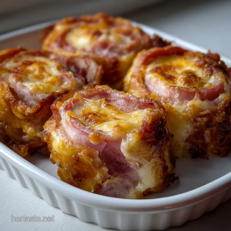 Ham and Jack RollUps: Easy Cheesy Baked Treats