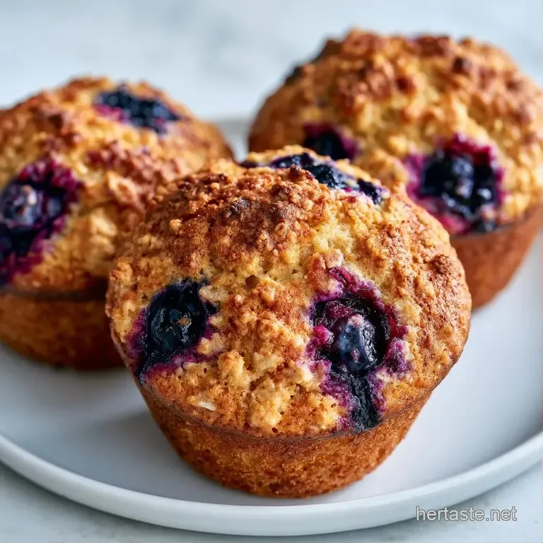 Three warm baked goods on a ceramic platter, dusted with sugar and paired with a small bowl of fresh blueberries.