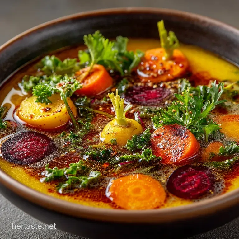 The Chefs Vibrant Spring Cleanse Healthy Detox Soup presentation