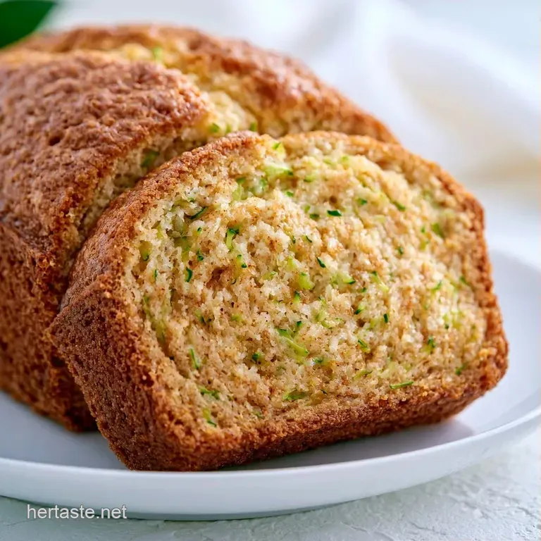 A thick slice of moist golden cake on a white plate, topped with a pat of melting butter and a sprinkle of cinnamon.