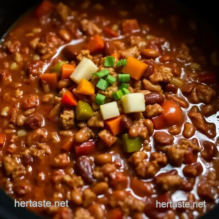 Hearty Crockpot Ground Turkey Chili: A Comfort Classic presentation