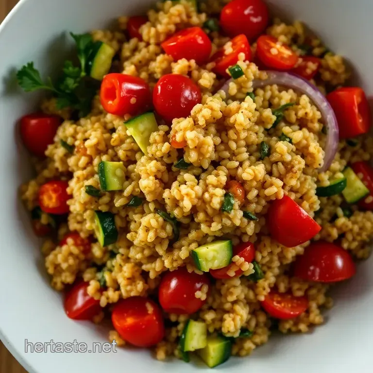 Hearty Gluten-Free Quinoa Veggie Bowl presentation