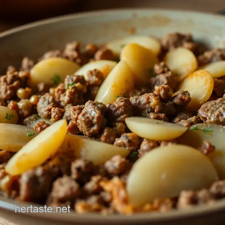 Hearty Ground Beef and Potato Casserole: A Comforting One-Pot Wonder