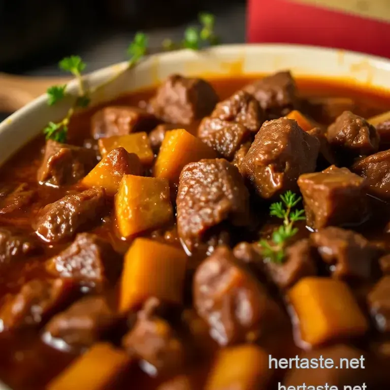 Hearty Homestyle Beef Stew: Proper Pub Grub at Home presentation