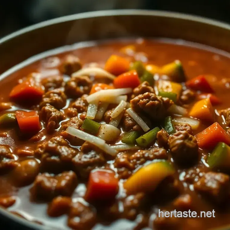 Hearty Stuffed Pepper Soup