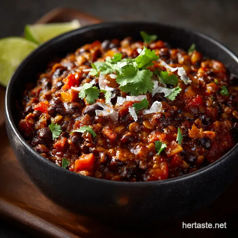 The Ultimate Hearty Vegan Chili Smoky Black Bean Brown Lentil Feast
