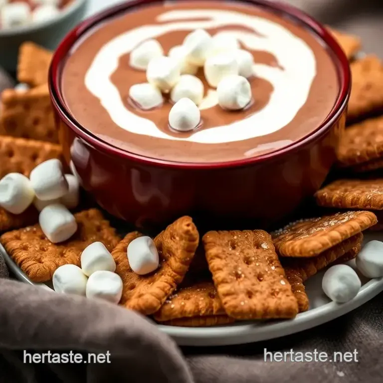Heavenly Hot Cocoa Dip: A Cozy Chocolate Indulgence presentation