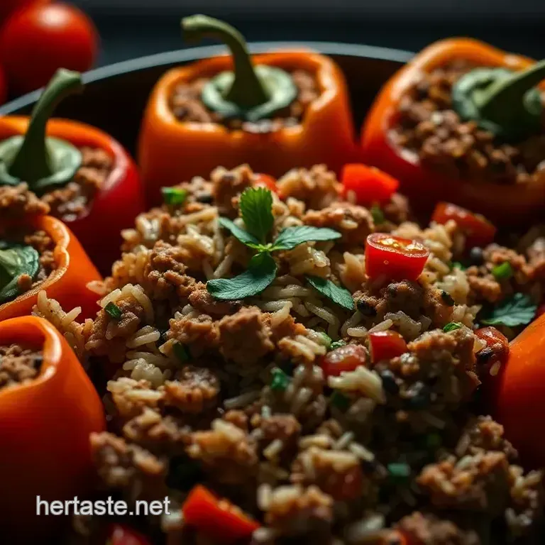 Heavenly Stuffed Peppers: A Wholesome Delight