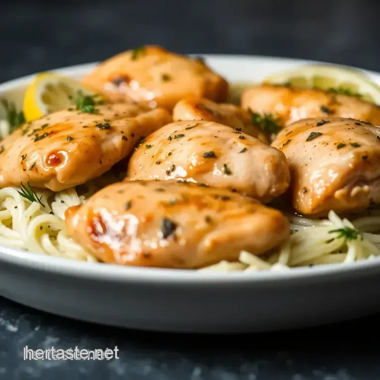 Herbed Grilled Chicken with Quinoa Salad presentation