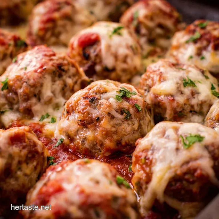Holy Meatballs Keto Cheesy Meatball Casserole presentation