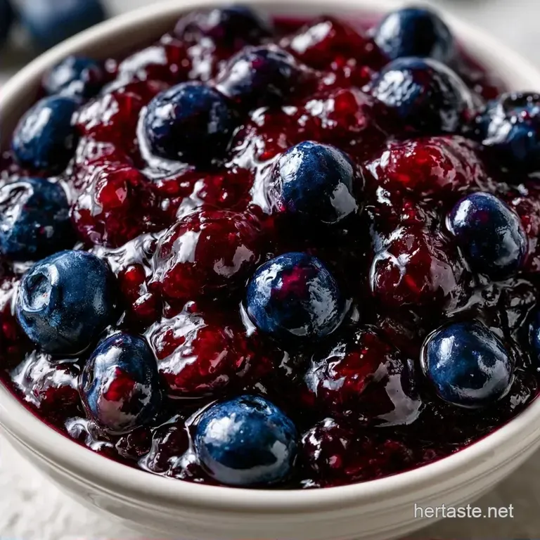 Homemade Blueberry Jam in 40 Minutes