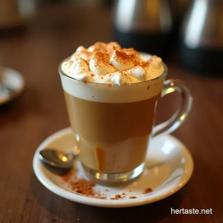 The Home Baristas Dream Truly Authentic Homemade Caramel Macchiato presentation