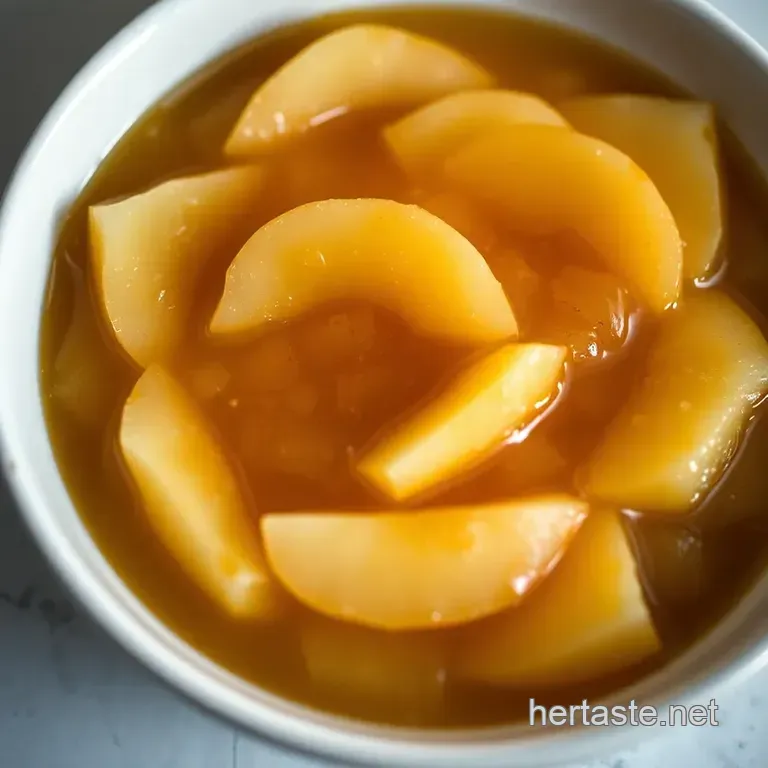 Homemade Pear Jam Delight presentation