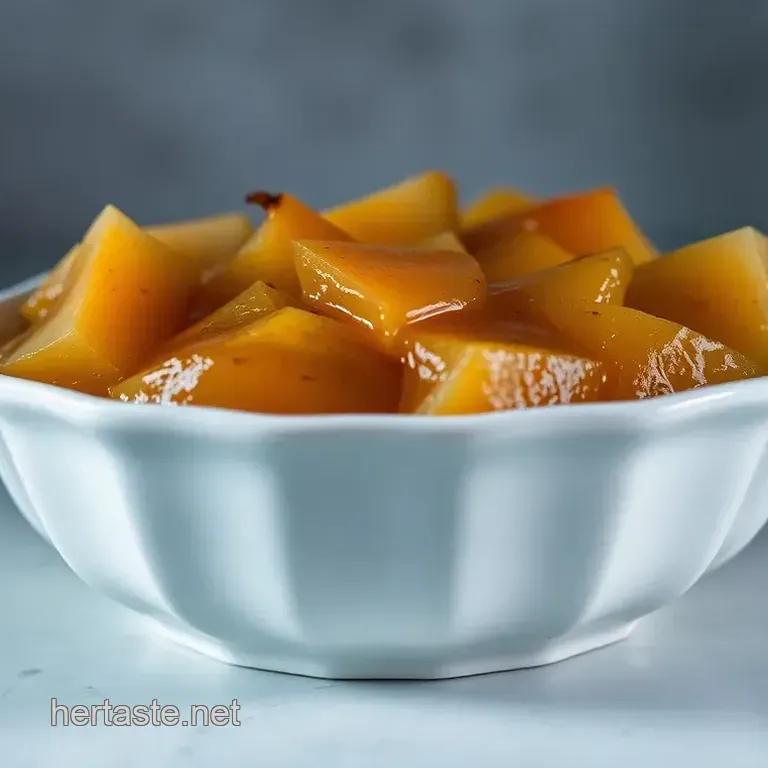 Homemade Pear Jam Delight