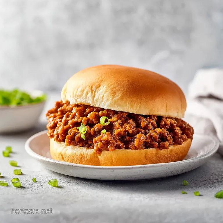 Homemade Sloppy Joes: Savory and Tangy