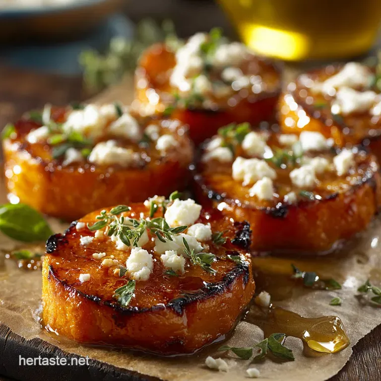 Honey Feta Sweet Potato Rounds the Sweetsalty Side Everyone Loves presentation