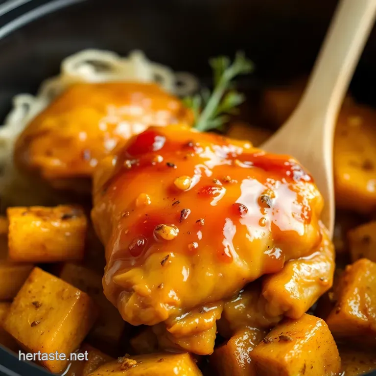 Honey Garlic Glazed Chicken Thighs (Crock-Pot)