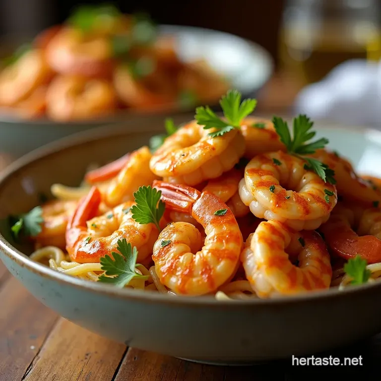 Honey Garlic Shrimp Bowls Weeknight Winner presentation