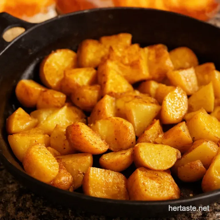 Honey Mustard Bliss Potatoes Roasted to Perfection presentation