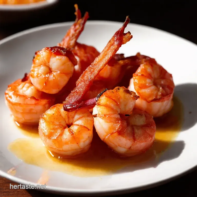 HoneyGarlic Bacon Wrapped Shrimp SO Good Easy Recipe