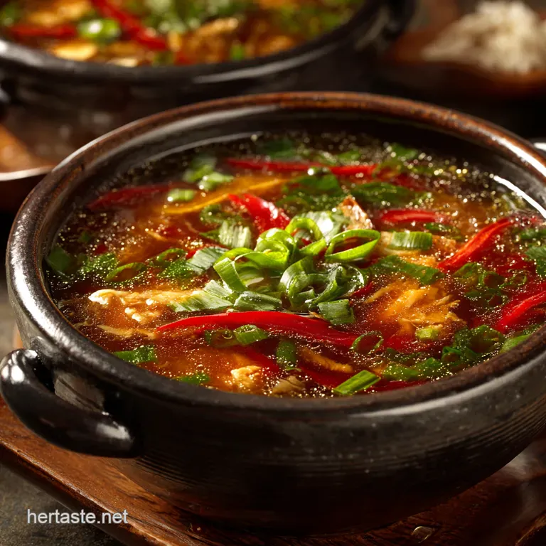 Hot and Sour Soup a Taste of China in Your Kitchen presentation