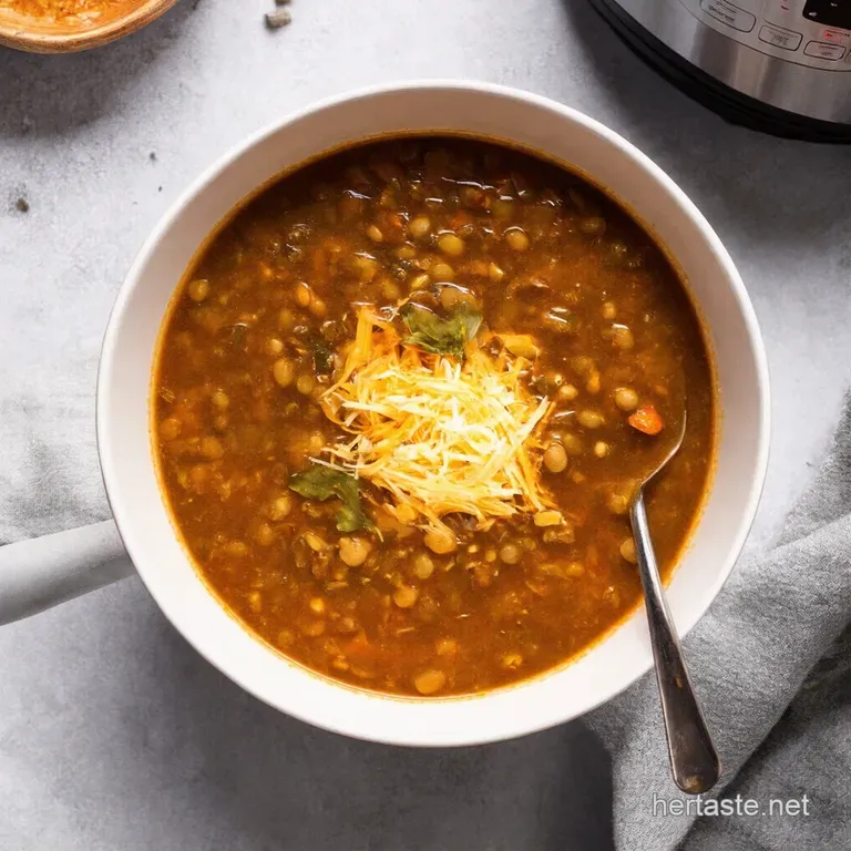 Instant Pot Hearty Lentil Soup Ready in a Flash