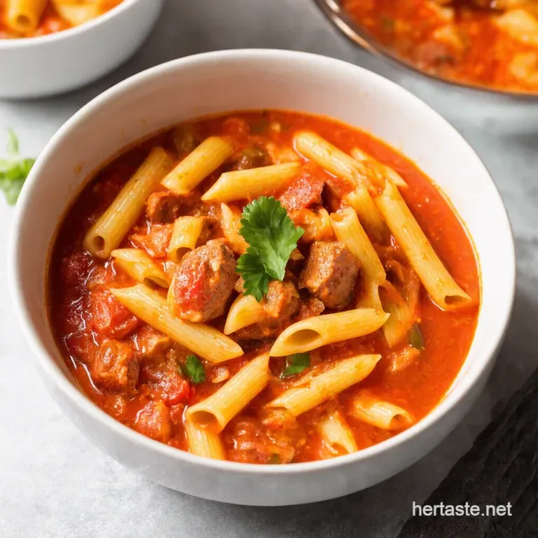 Instant Pot Italian Sausage Tomato Pasta Soup Mama Mia