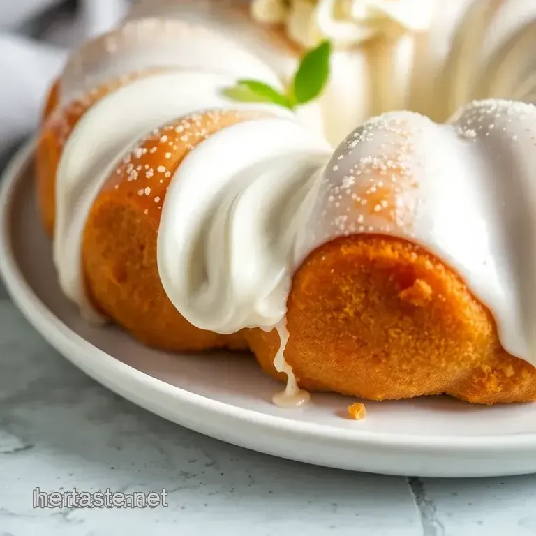 Irresistible Bavarian Cream King Cake Recipe presentation