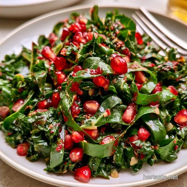 Kale Salad with Pomegranate