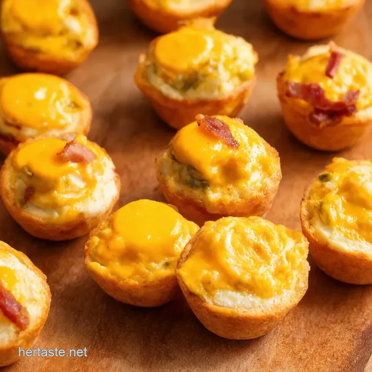 Keto Bacon Cheese Egg Bites presentation