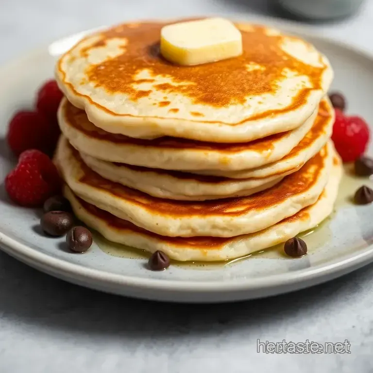 Keto Coconut Flour Pancakes presentation
