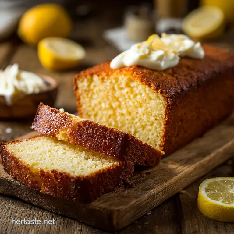 The Queens Keto Pound Cake Rich Lemonzest Loaf presentation