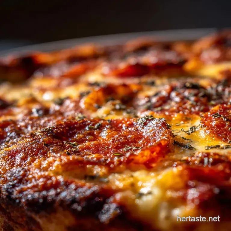 Keto Low Carb Pizza Casserole: Easy Deep Dish Crustless Pizza Bake presentation