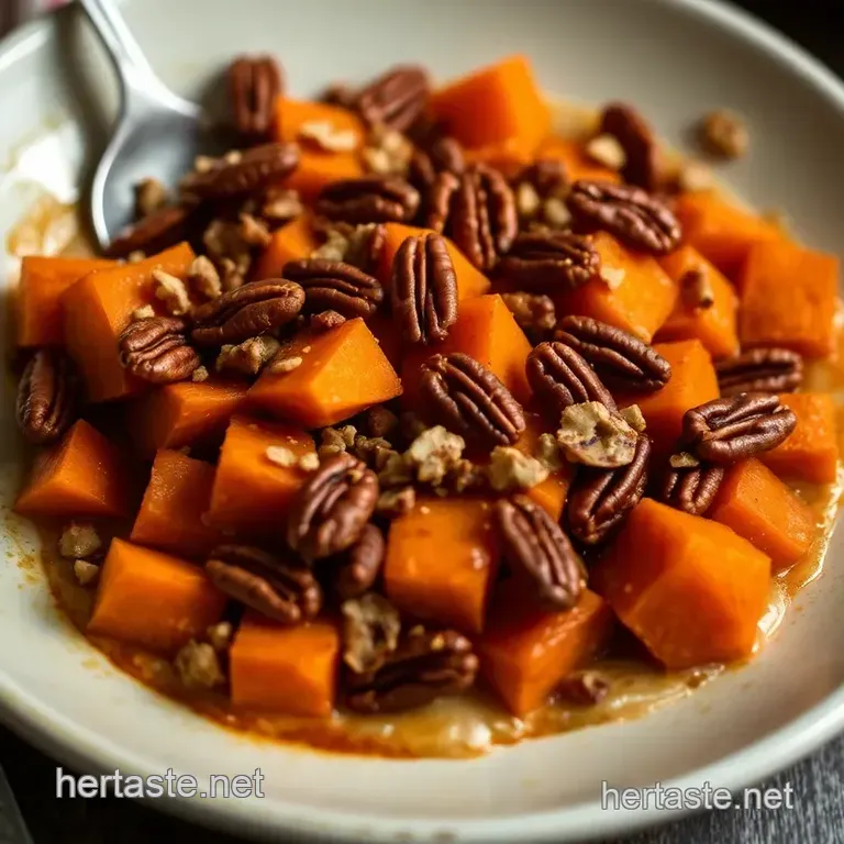 Kirsten Too Sweet' s Sweet Potato and Maple Pecan Bake presentation