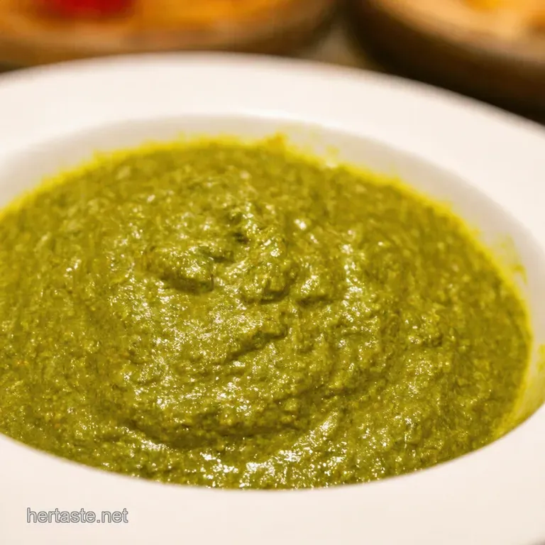 Knockyoursocksoff Homemade Basil Pesto presentation