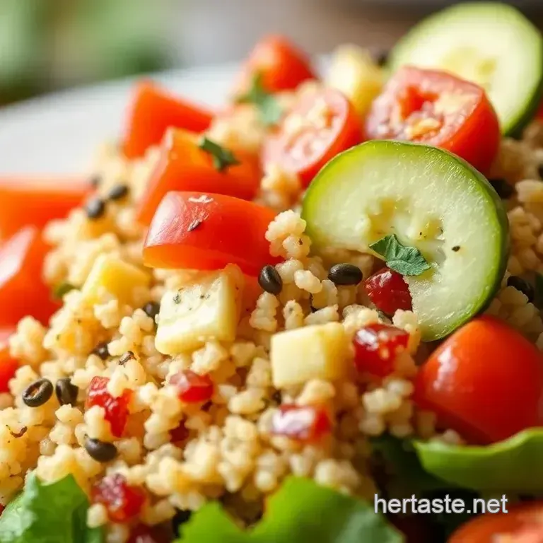 Ultimate Layered Mediterranean Quinoa Salad - Healthy &amp Delicious!